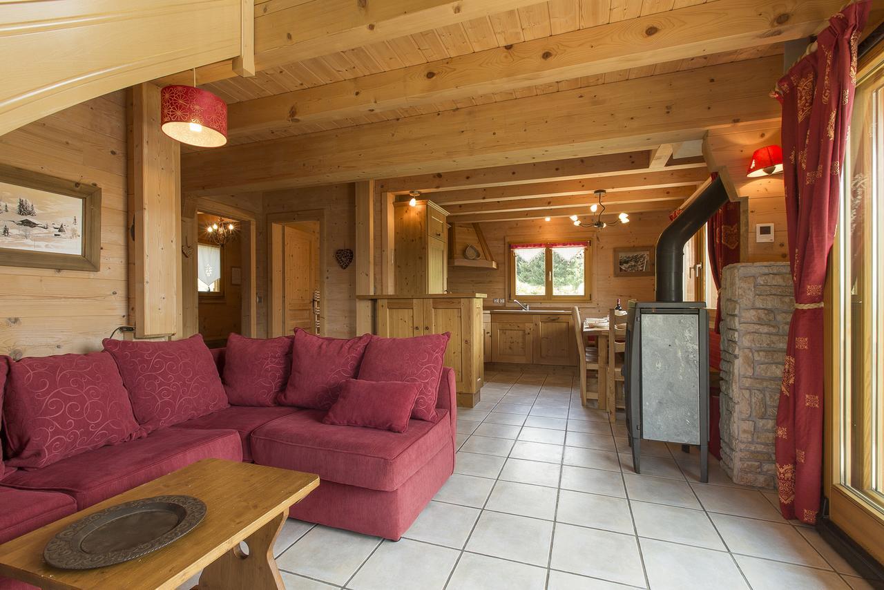 Les Chalets Du Danay Saint-Jean-de-Sixt Exteriör bild
